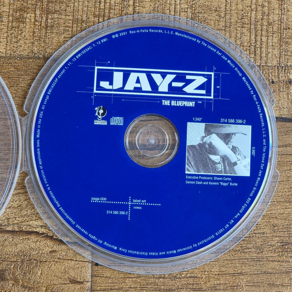 Vtg 2001 Jay-Z THE BLUEPRINT CD RAP HIP HOP